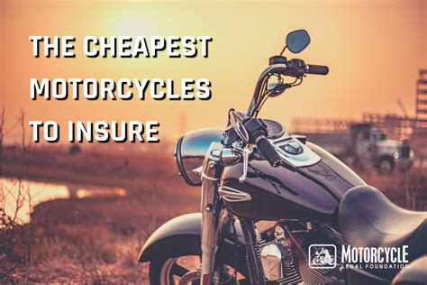are motorcycles cheap to insure